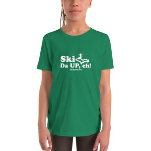 Ski Da UP, Eh! Logo Youth Short Sleeve T-Shirt