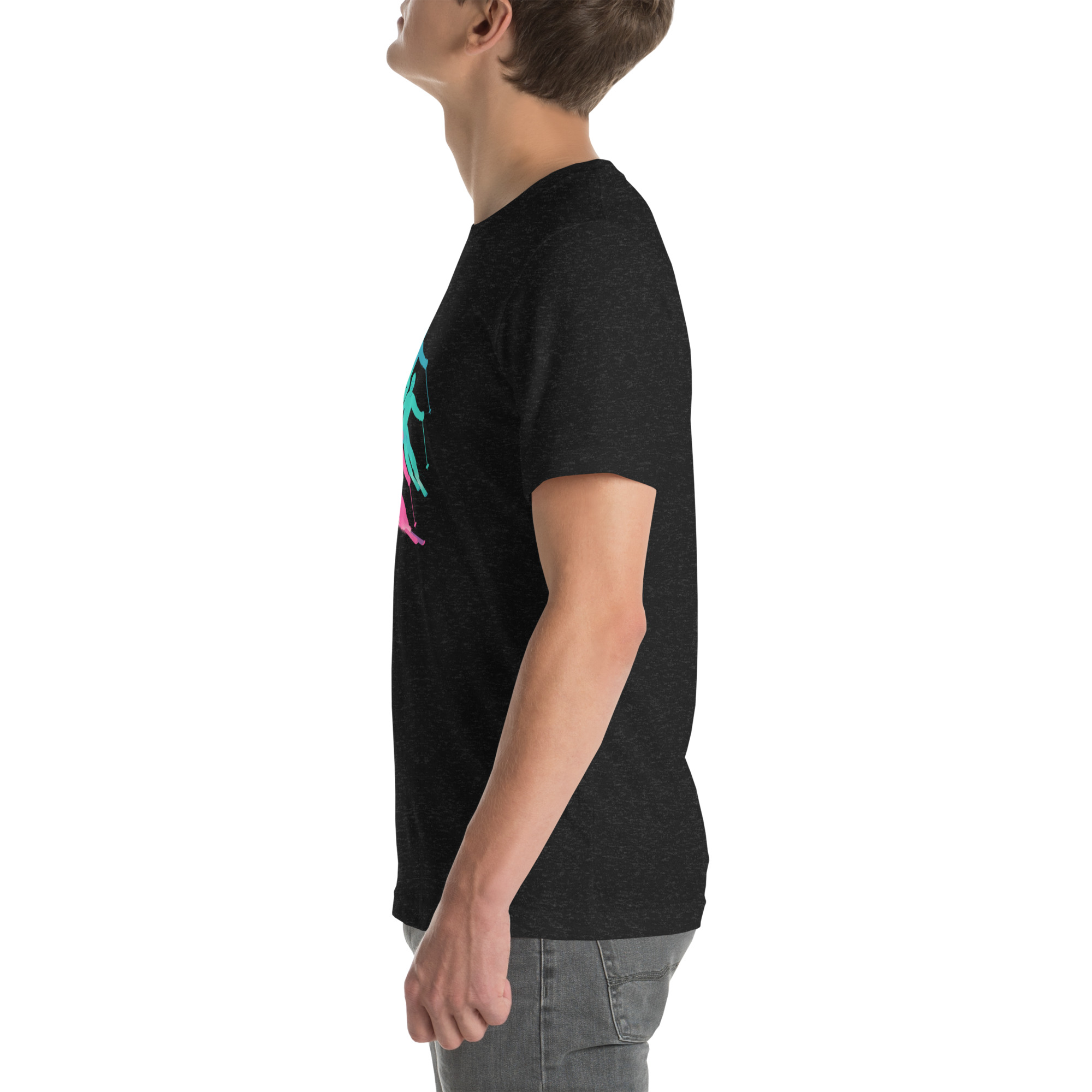 Ski Da UP Retro Skiers Unisex t-shirt - Image 3