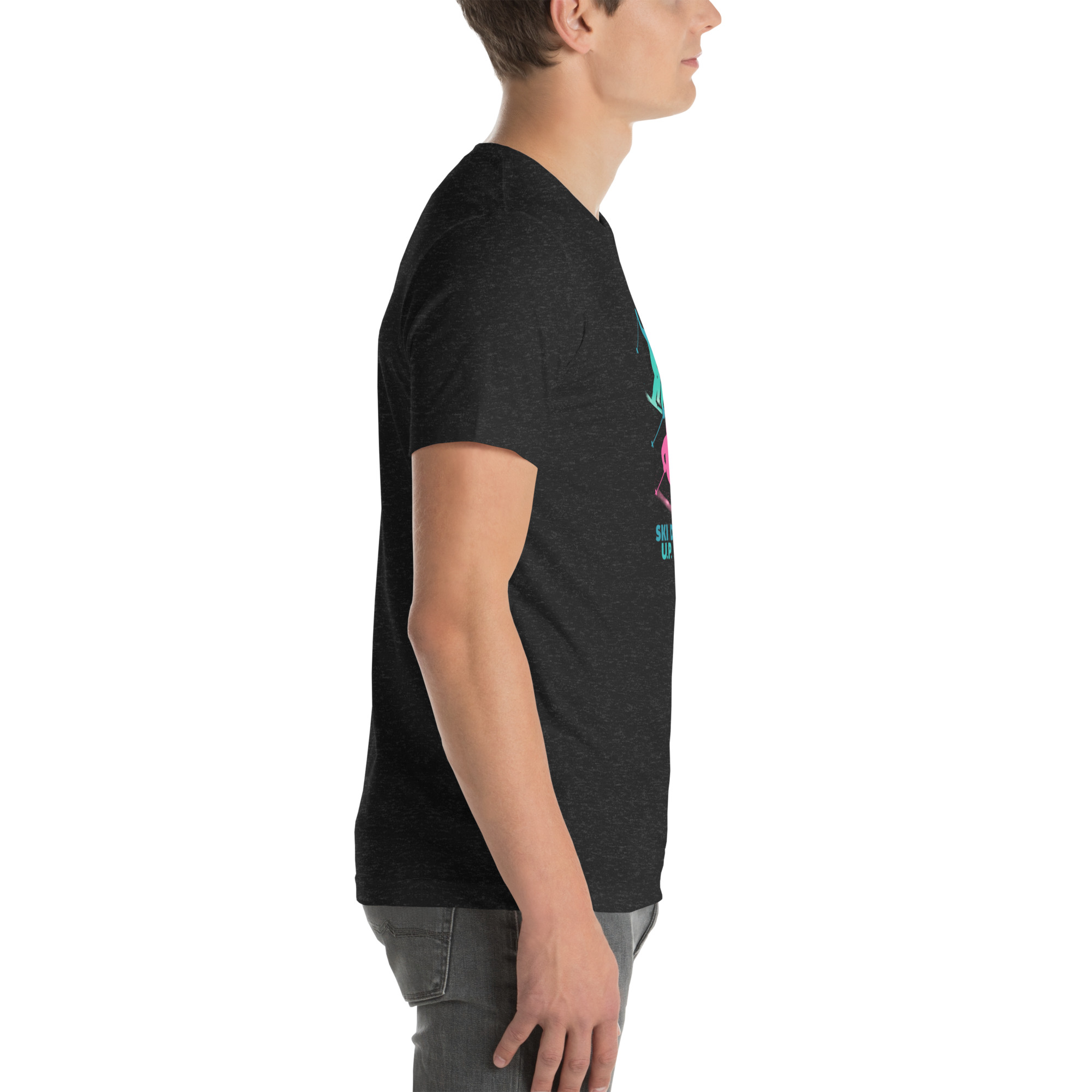Ski Da UP Retro Skiers Unisex t-shirt - Image 5