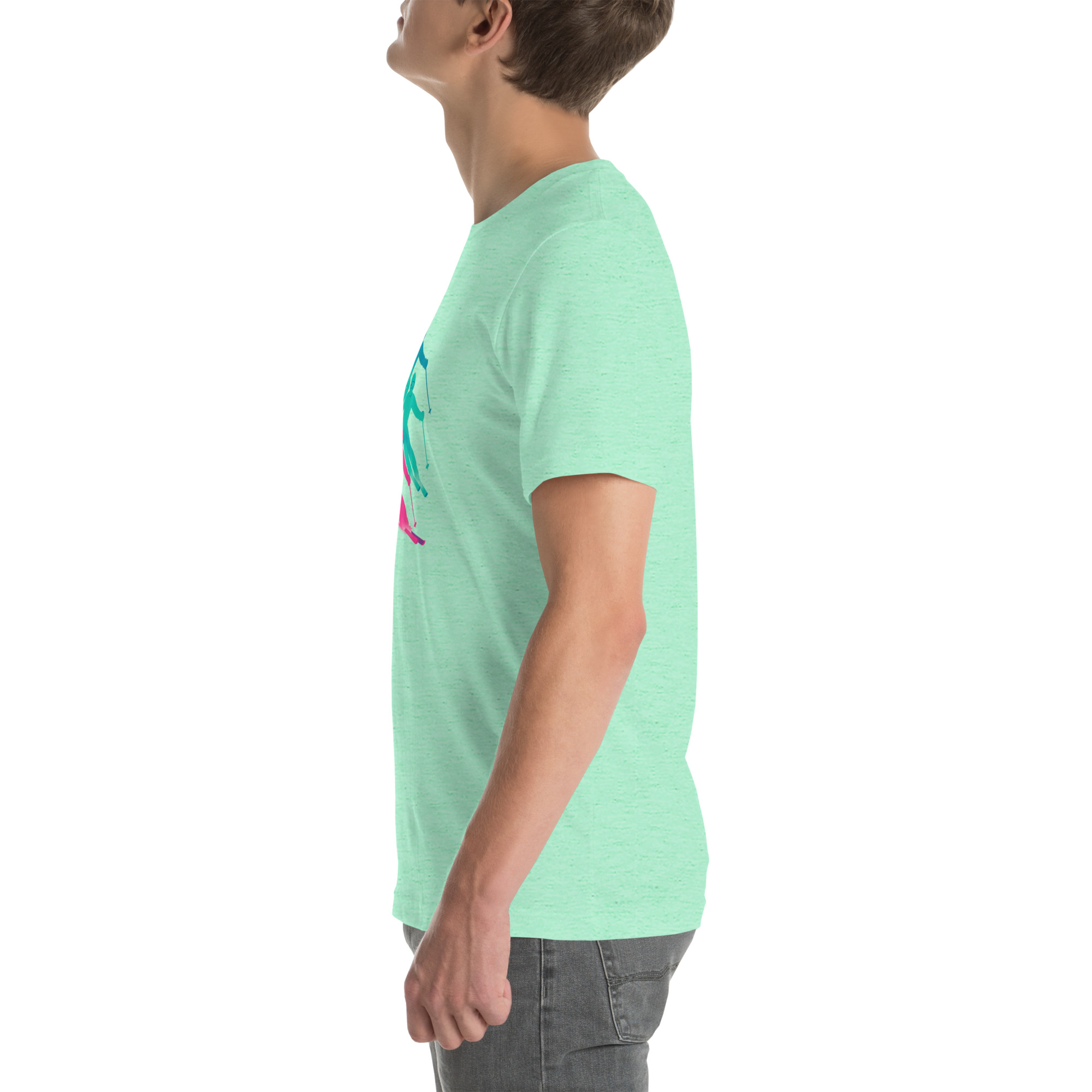 Ski Da UP Retro Skiers Unisex t-shirt - Image 21