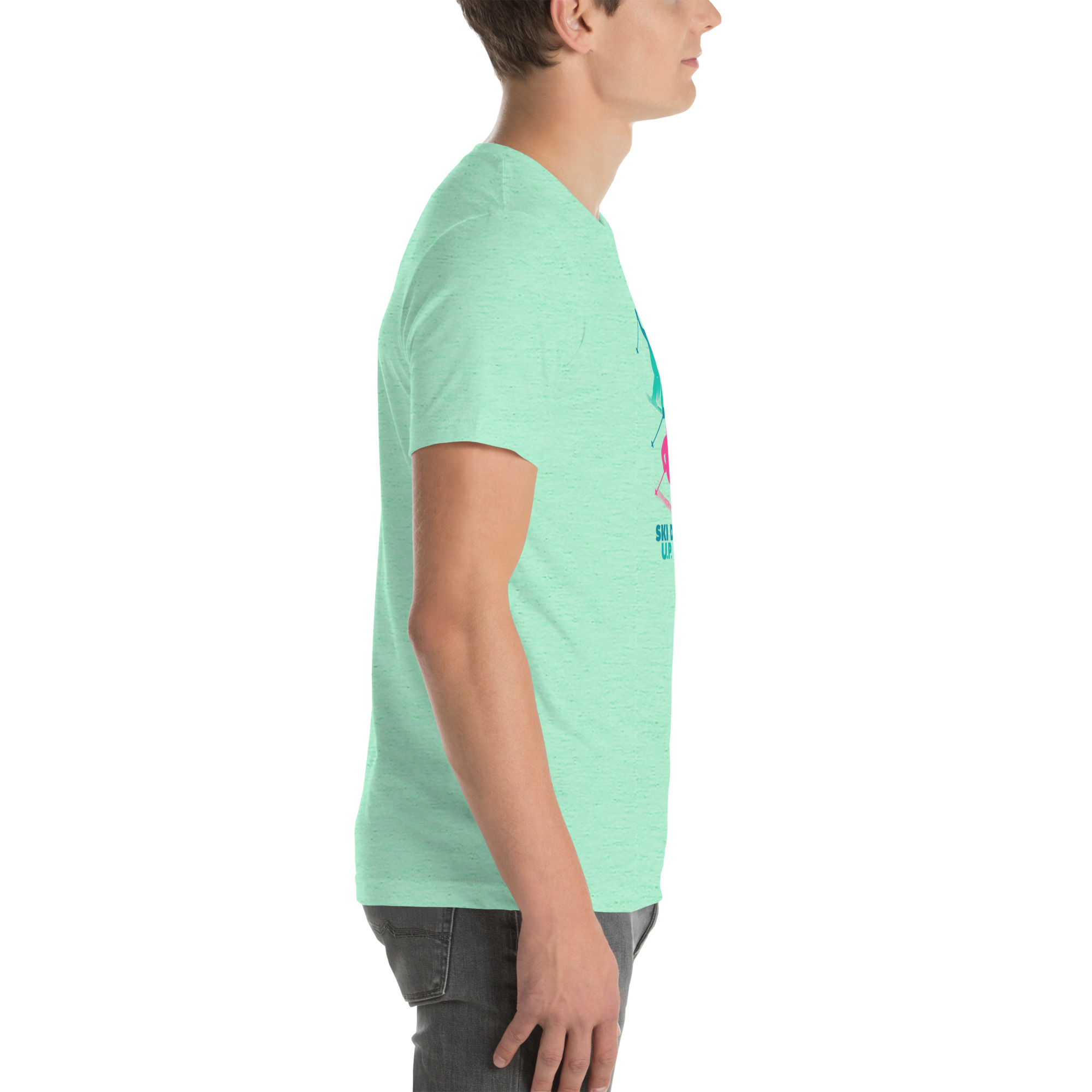 Ski Da UP Retro Skiers Unisex t-shirt - Image 23