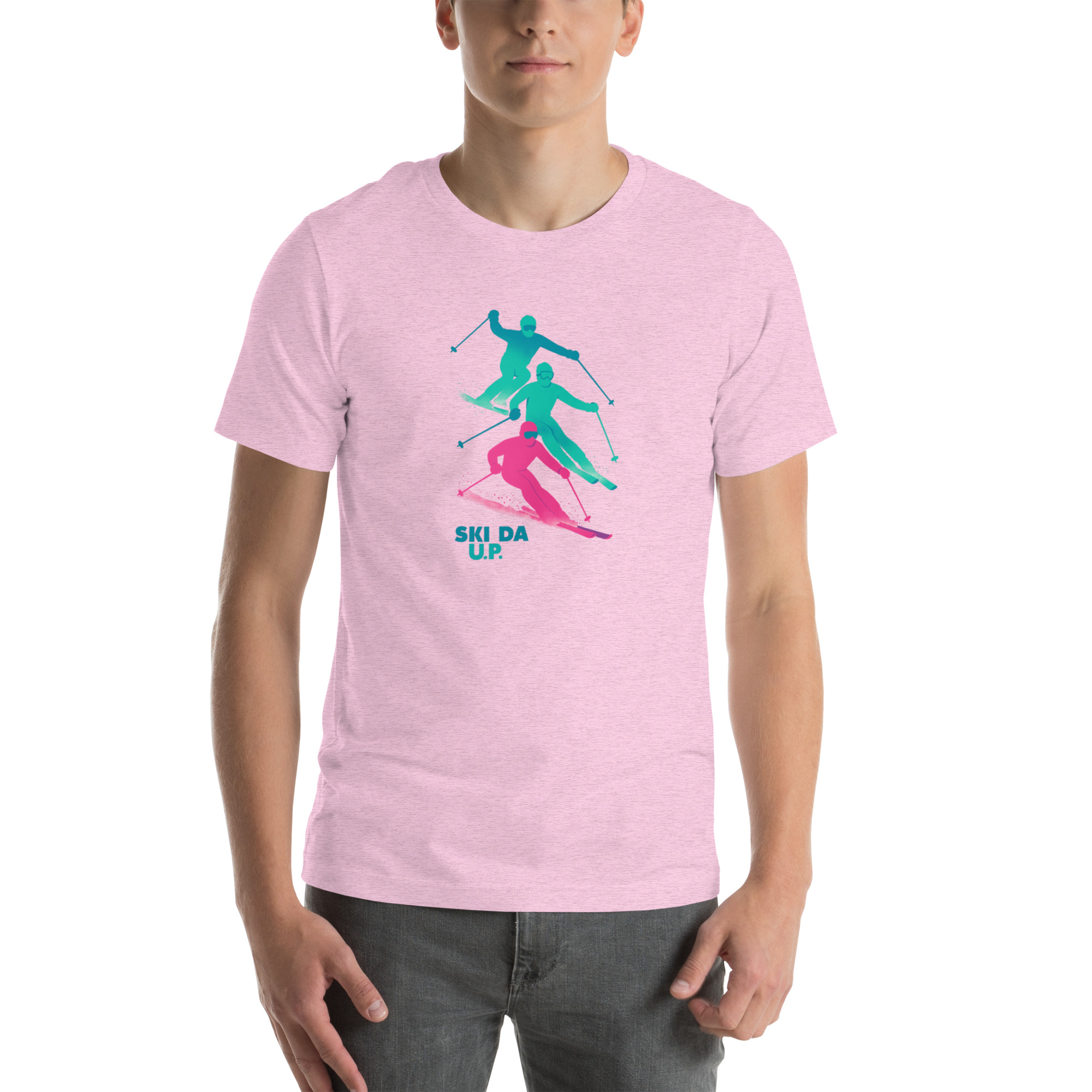 Ski Da UP Retro Skiers Unisex t-shirt - Image 13