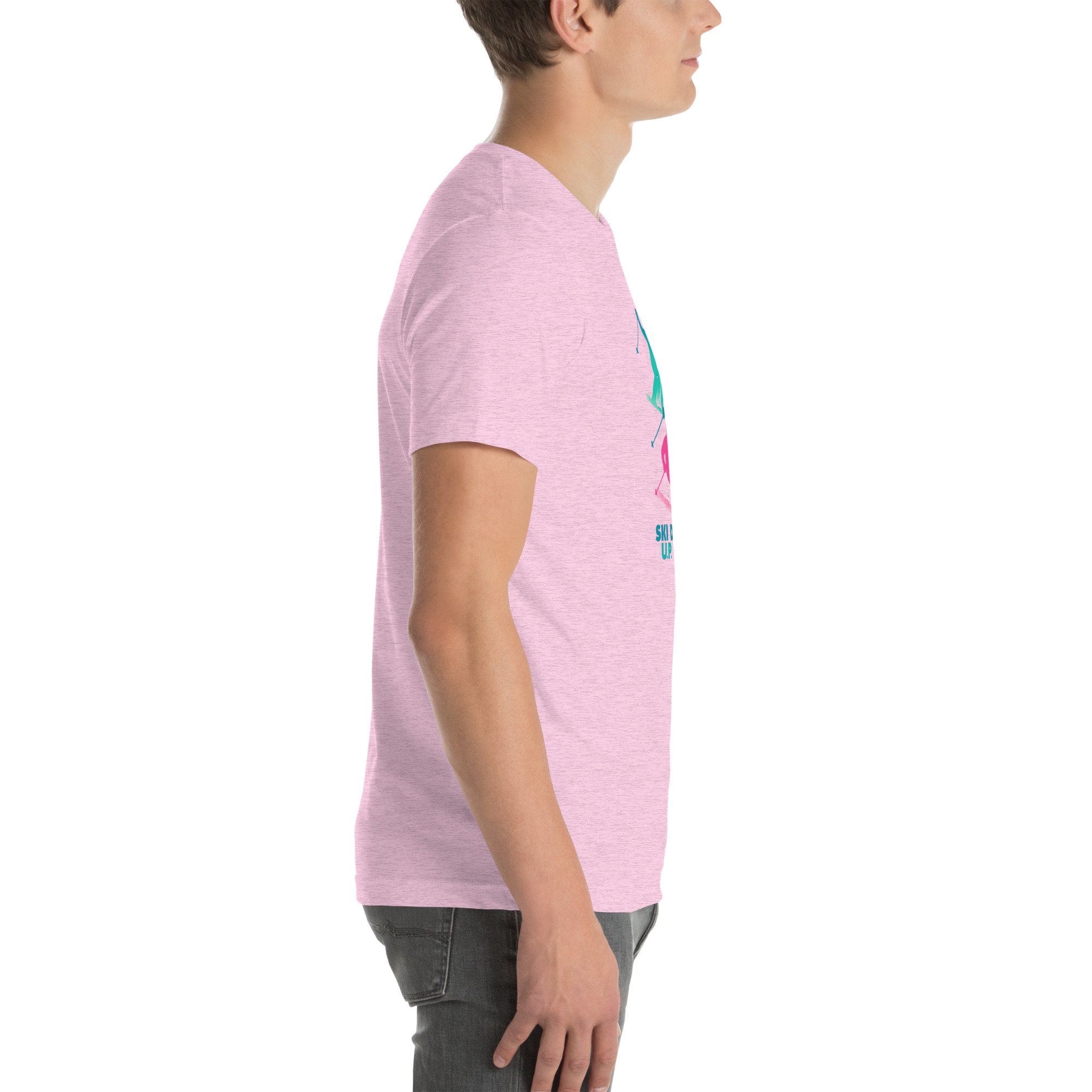 Ski Da UP Retro Skiers Unisex t-shirt - Image 17