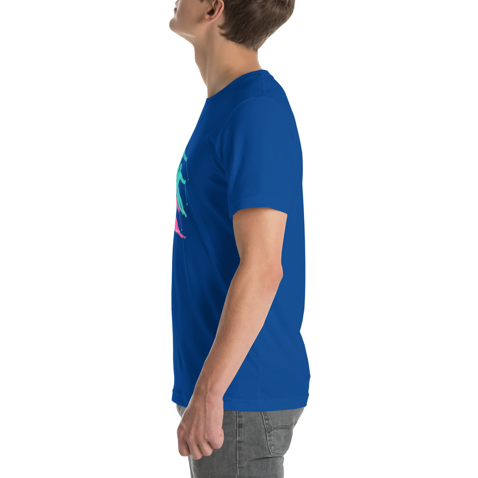 Ski Da UP Retro Skiers Unisex t-shirt - Image 9