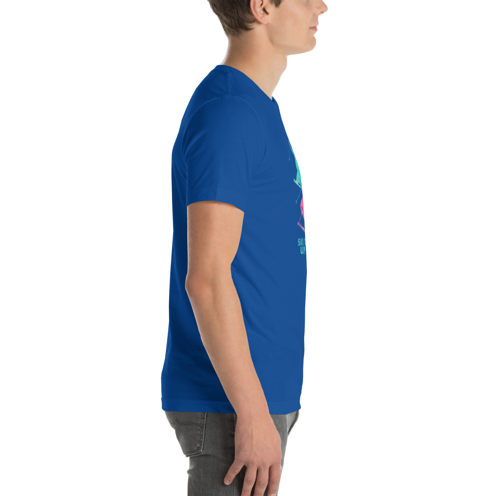 Ski Da UP Retro Skiers Unisex t-shirt - Image 11