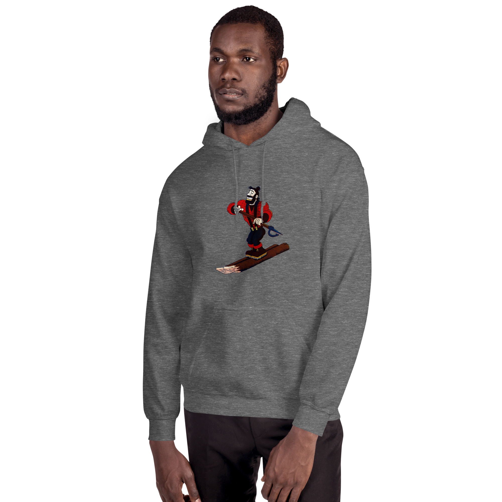 Ski Da UP Logger Unisex Hoodie - Image 3