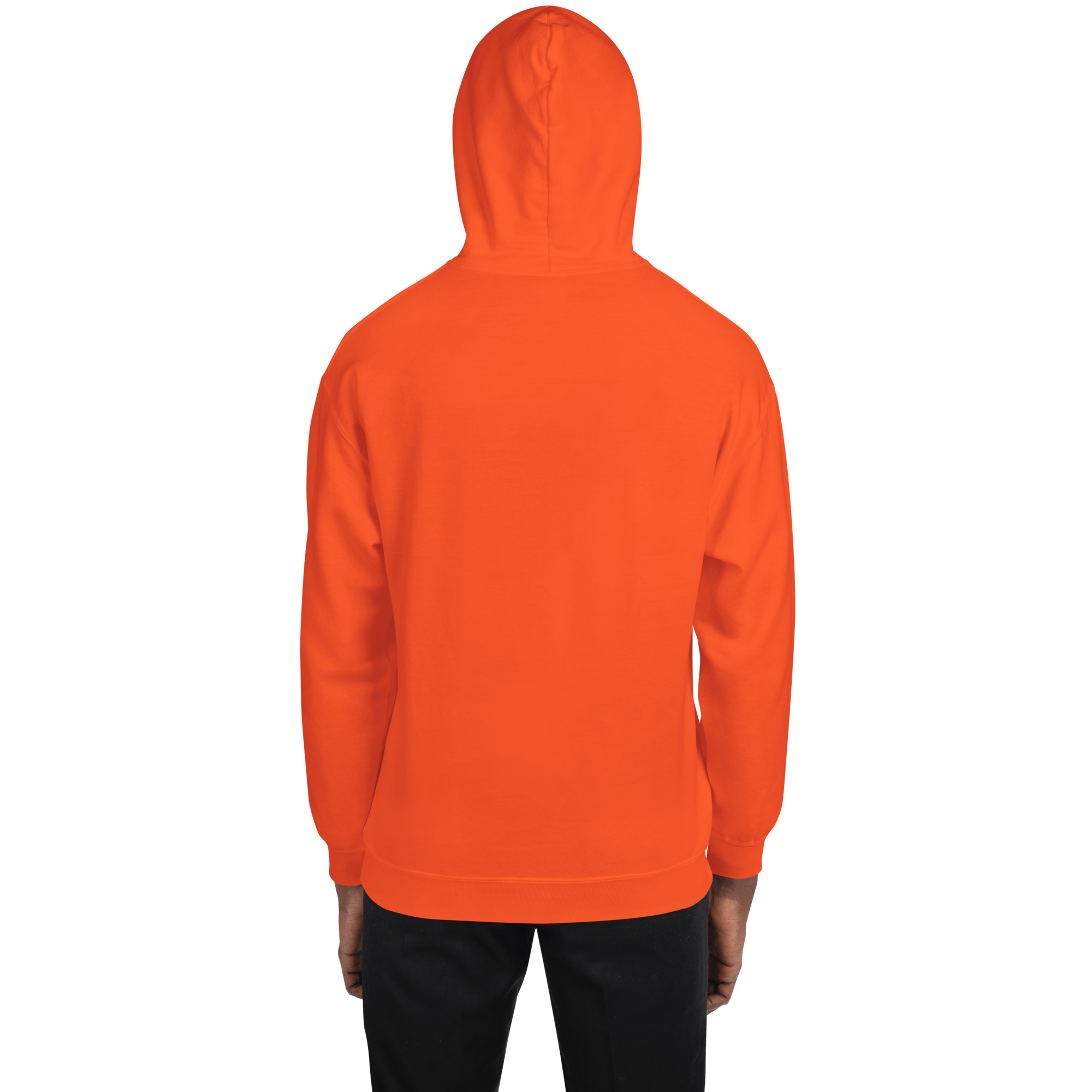 Ski Da UP Hunter Orange Unisex Hoodie - Image 5