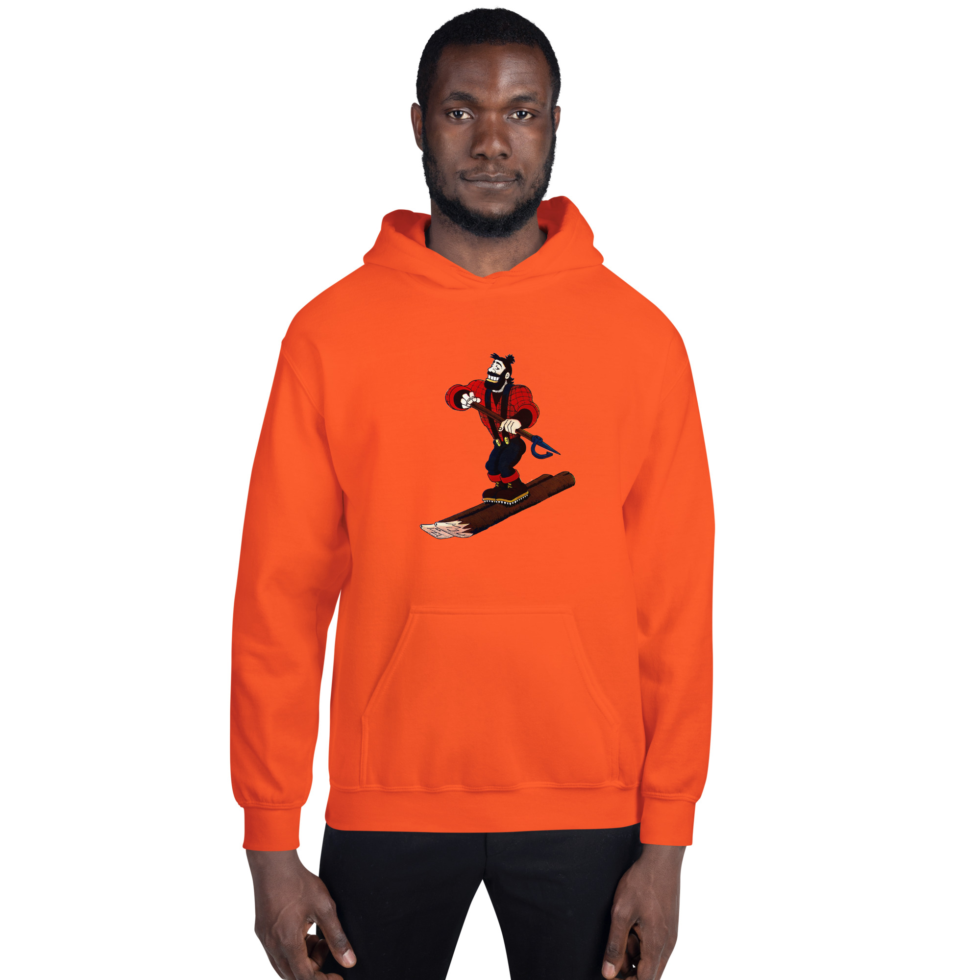 Ski Da UP Hunter Orange Unisex Hoodie
