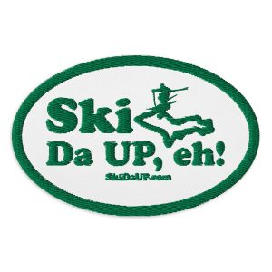 Ski Da UP, eh! Embroidered patches