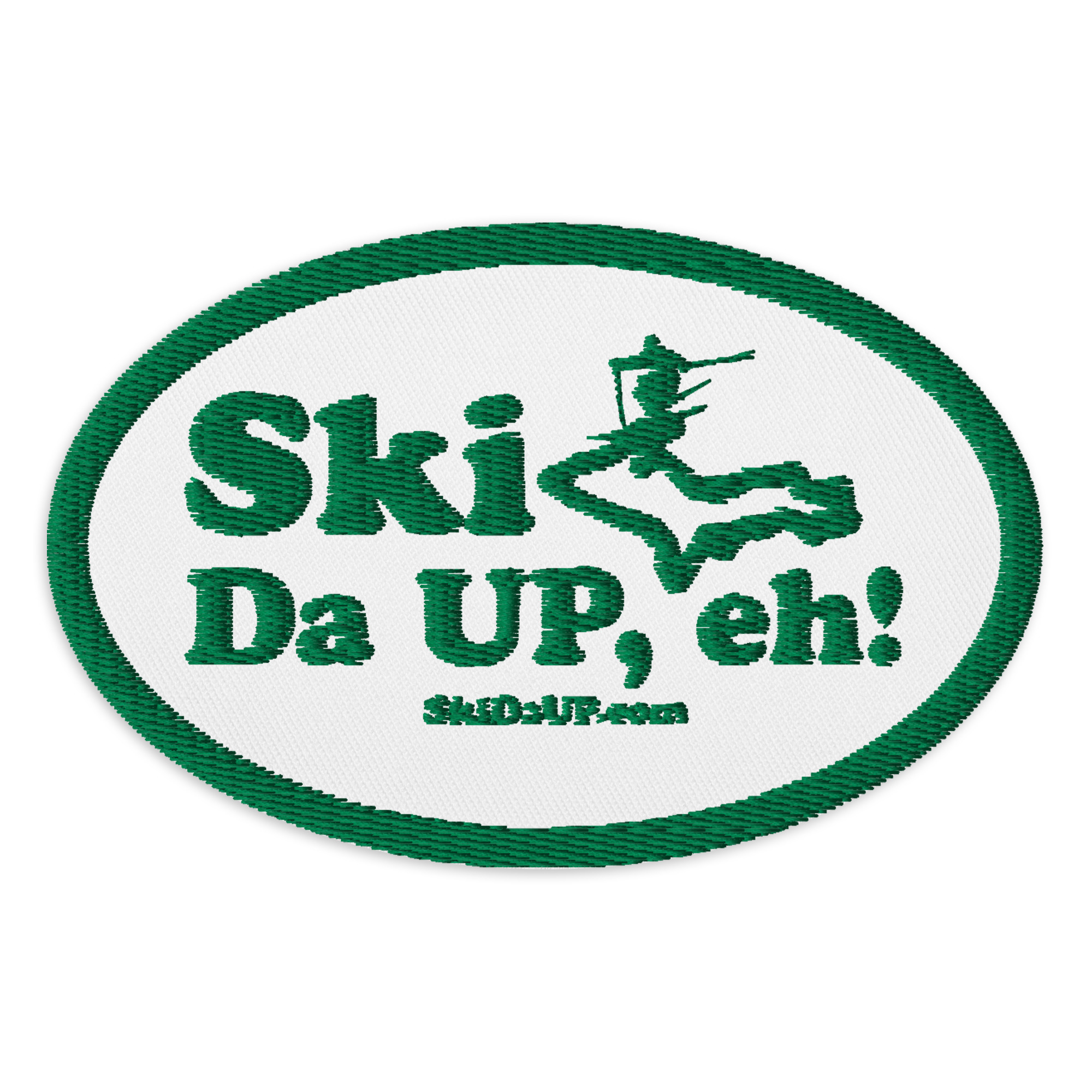 Ski Da UP, eh! Embroidered patches