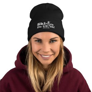 Ski Da UP, eh! Logo Embroidered Beanie
