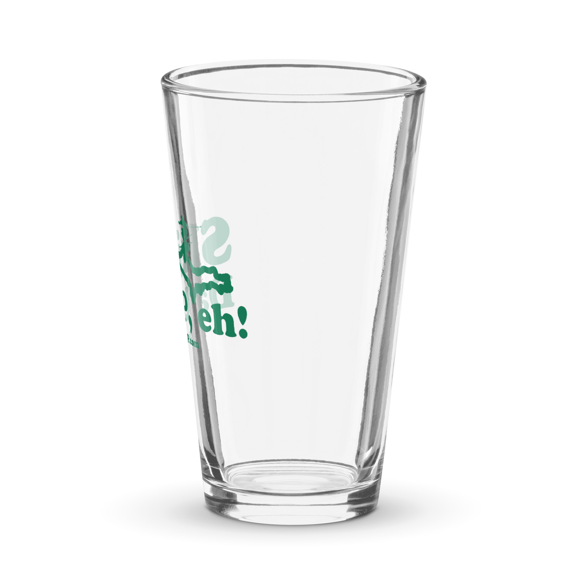 Ski Da UP, eh! Logo pint glass - Image 4