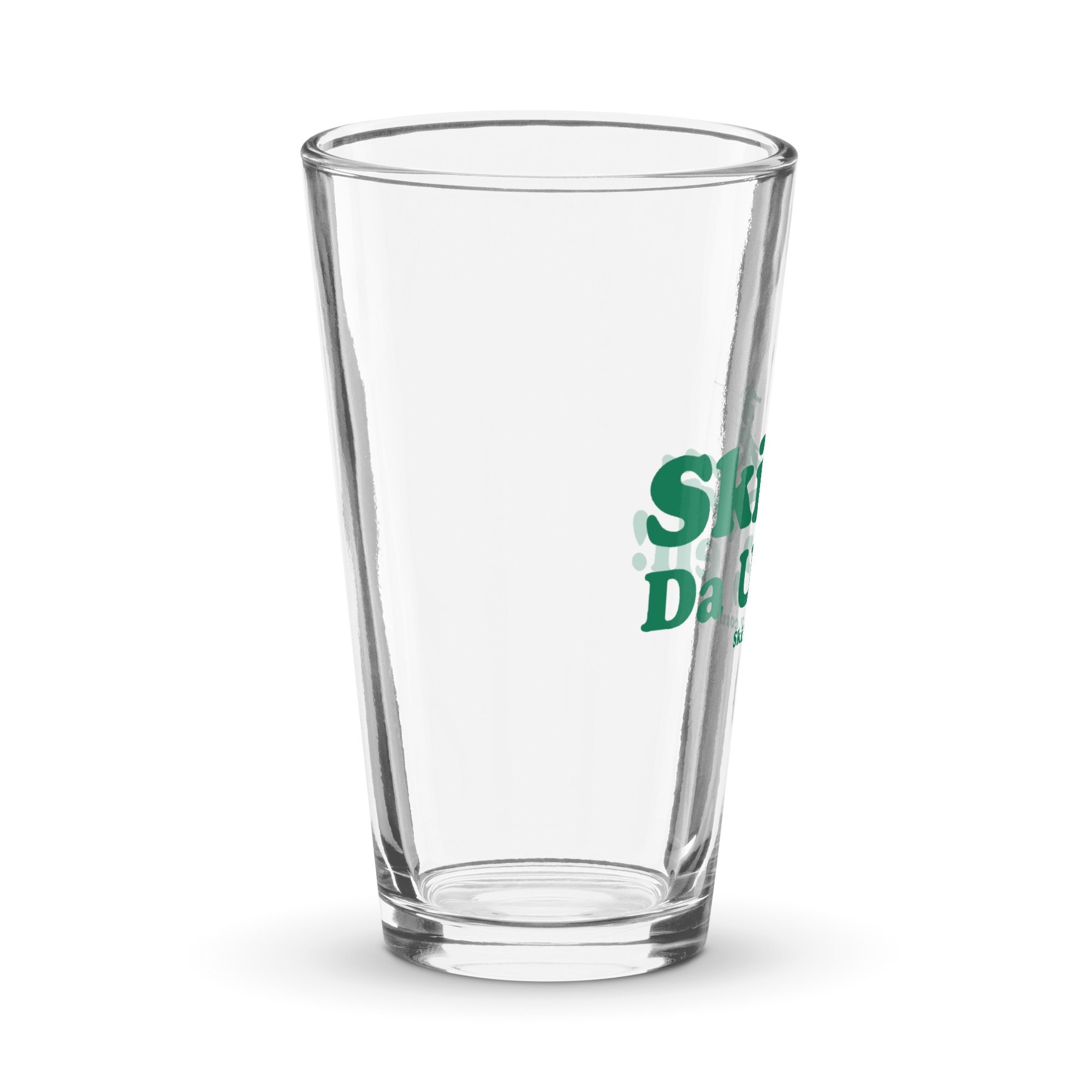 Ski Da UP, eh! Logo pint glass - Image 3