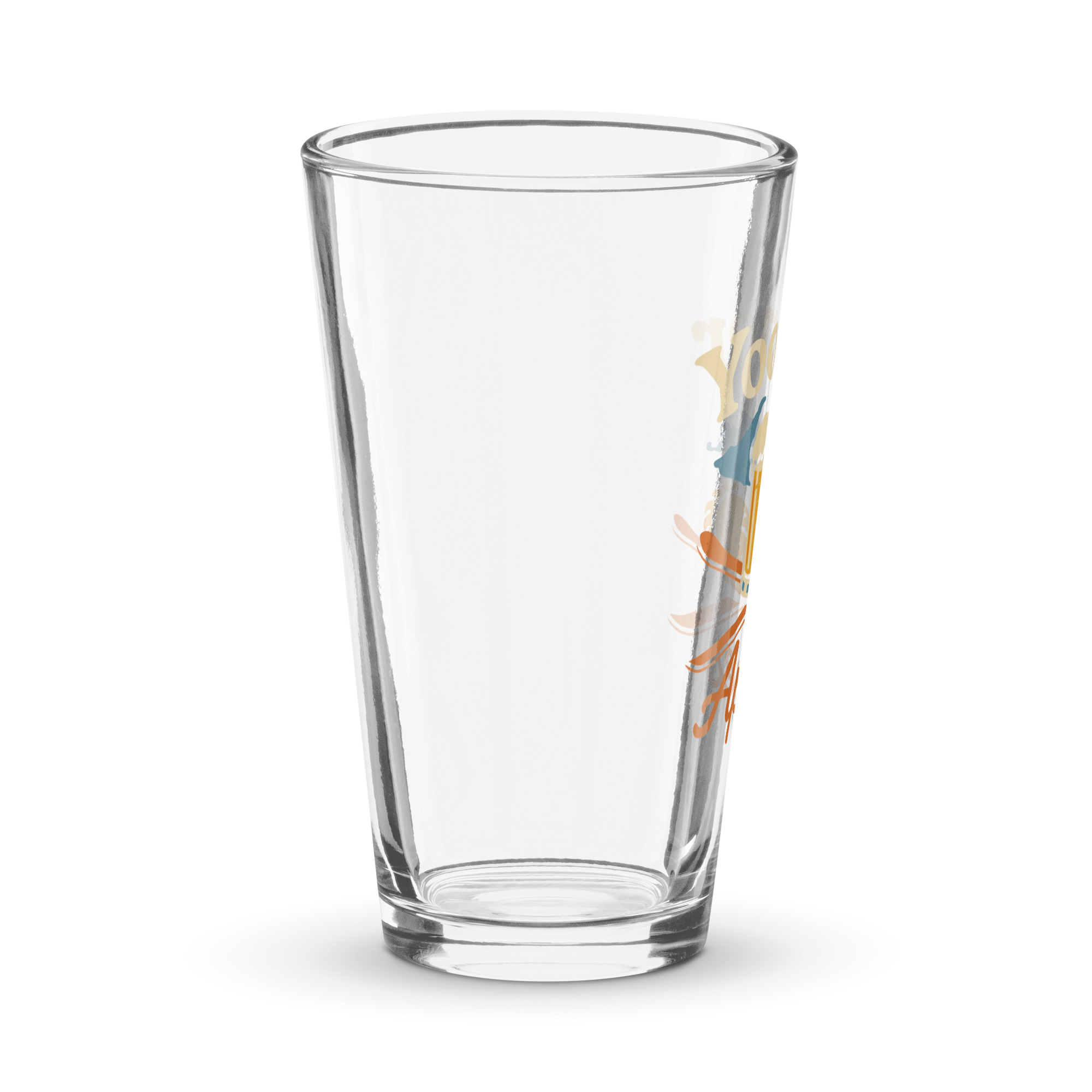 Ski Da UP Yooper Apres pint glass - Image 3