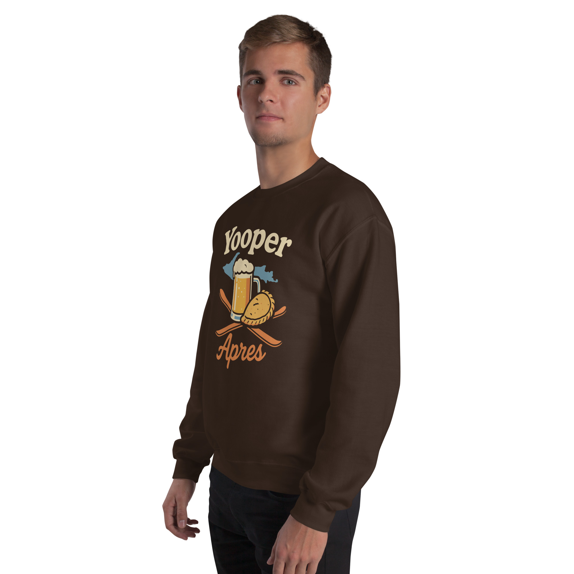Ski Da UP Yooper Apres Unisex Crewneck Sweatshirt - Image 17