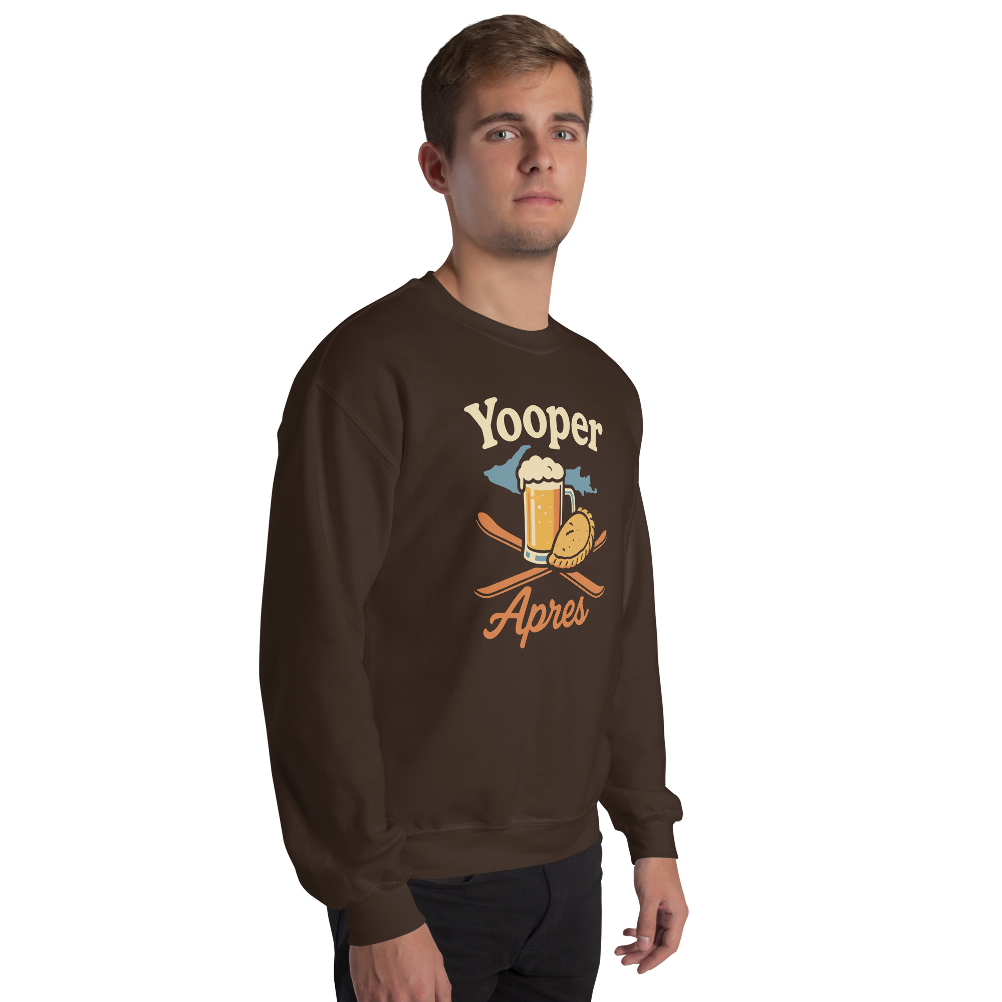 Ski Da UP Yooper Apres Unisex Crewneck Sweatshirt - Image 19