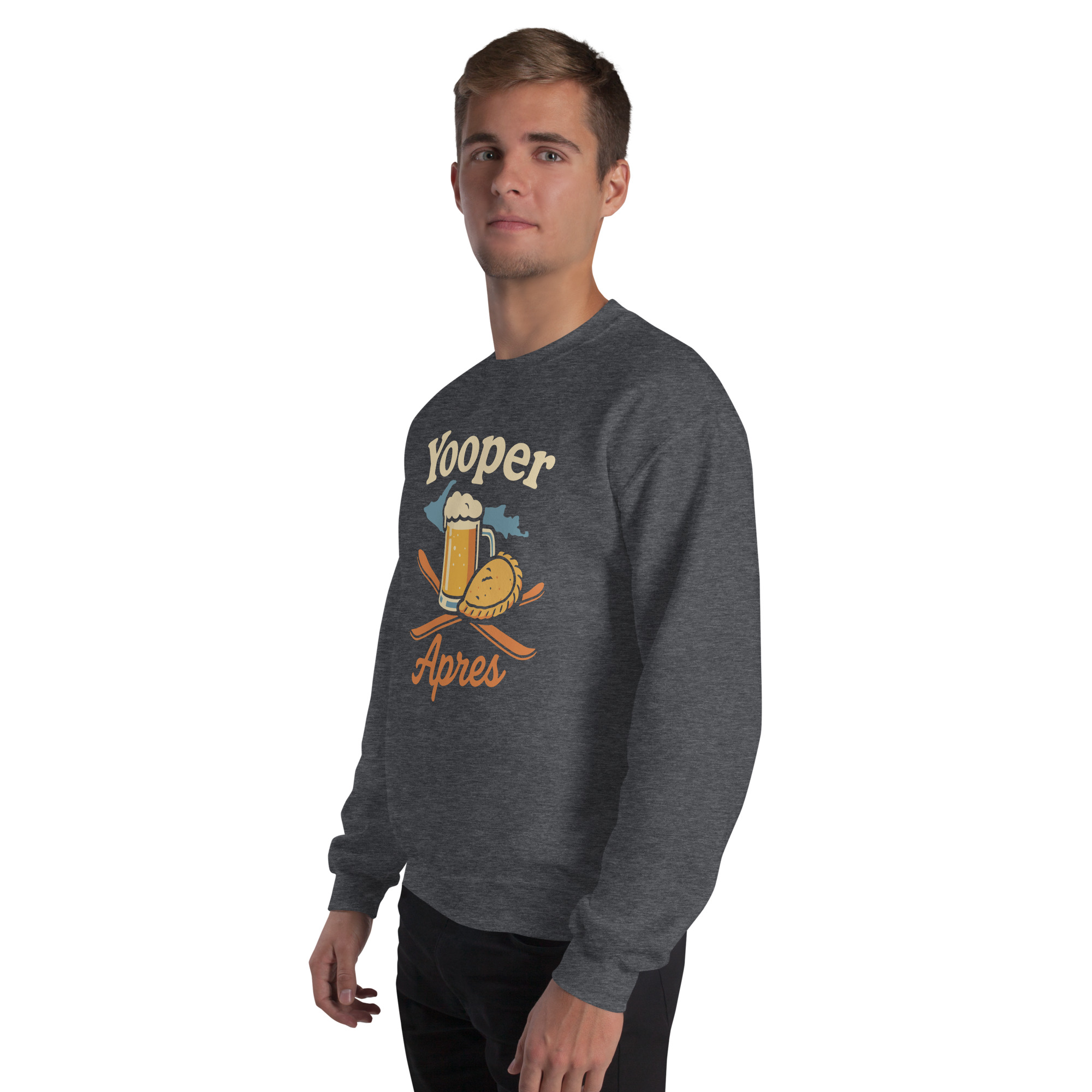 Ski Da UP Yooper Apres Unisex Crewneck Sweatshirt - Image 29