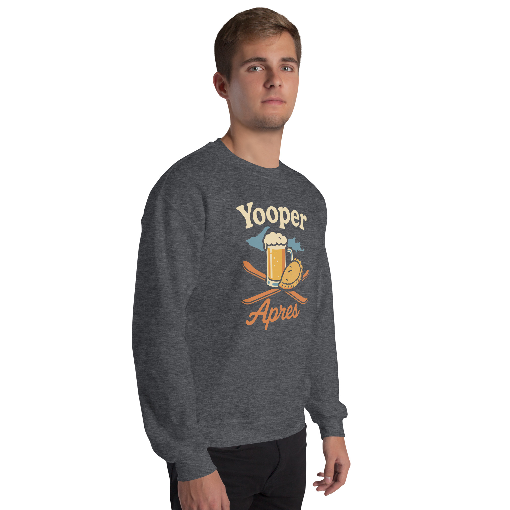 Ski Da UP Yooper Apres Unisex Crewneck Sweatshirt - Image 31