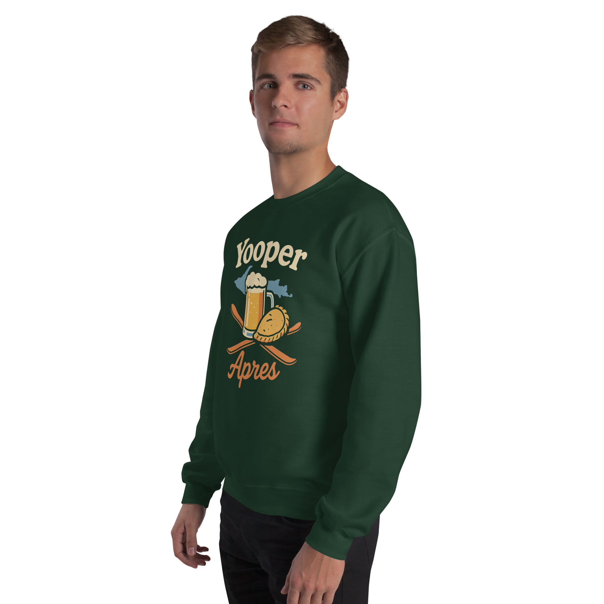 Ski Da UP Yooper Apres Unisex Crewneck Sweatshirt - Image 23