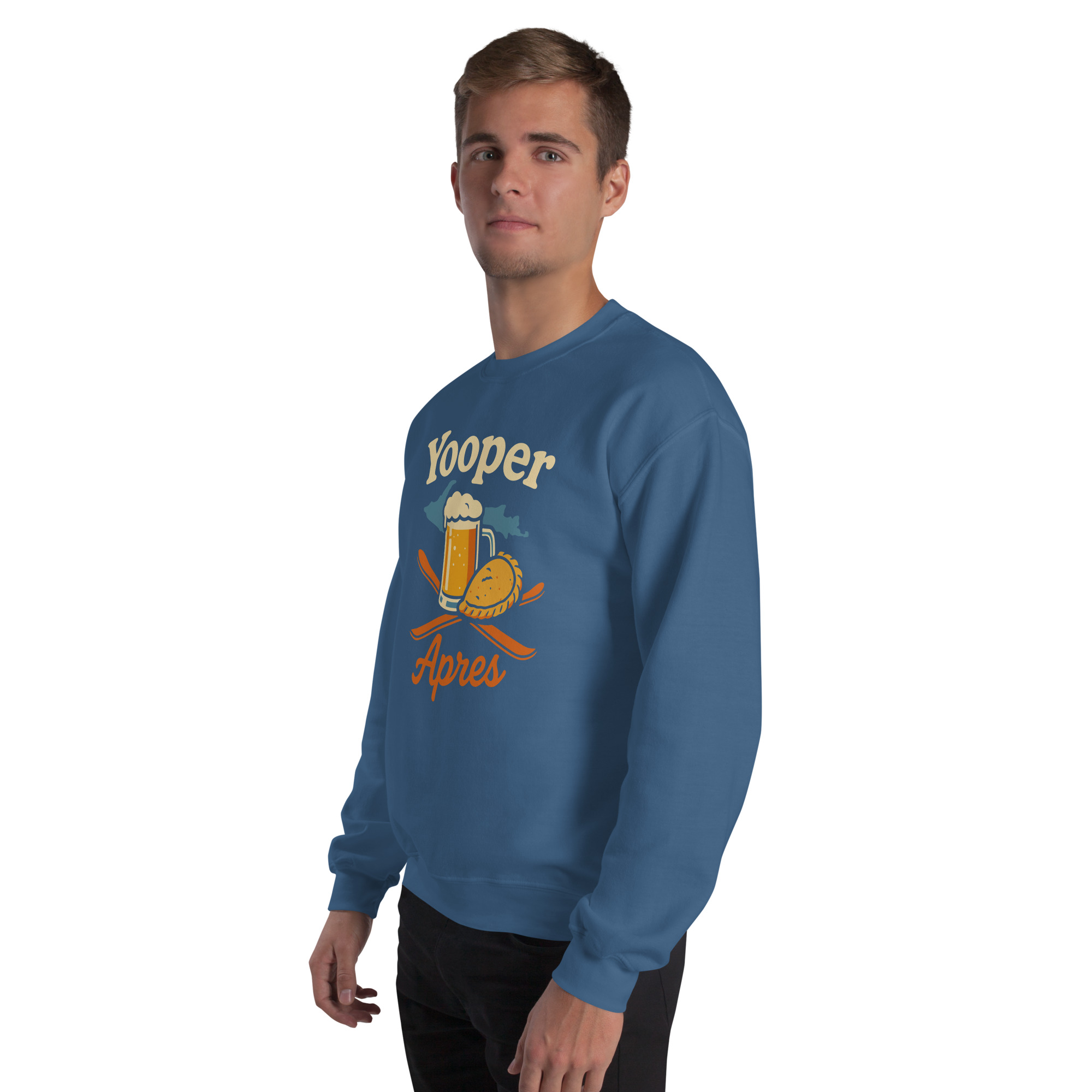 Ski Da UP Yooper Apres Unisex Crewneck Sweatshirt - Image 41