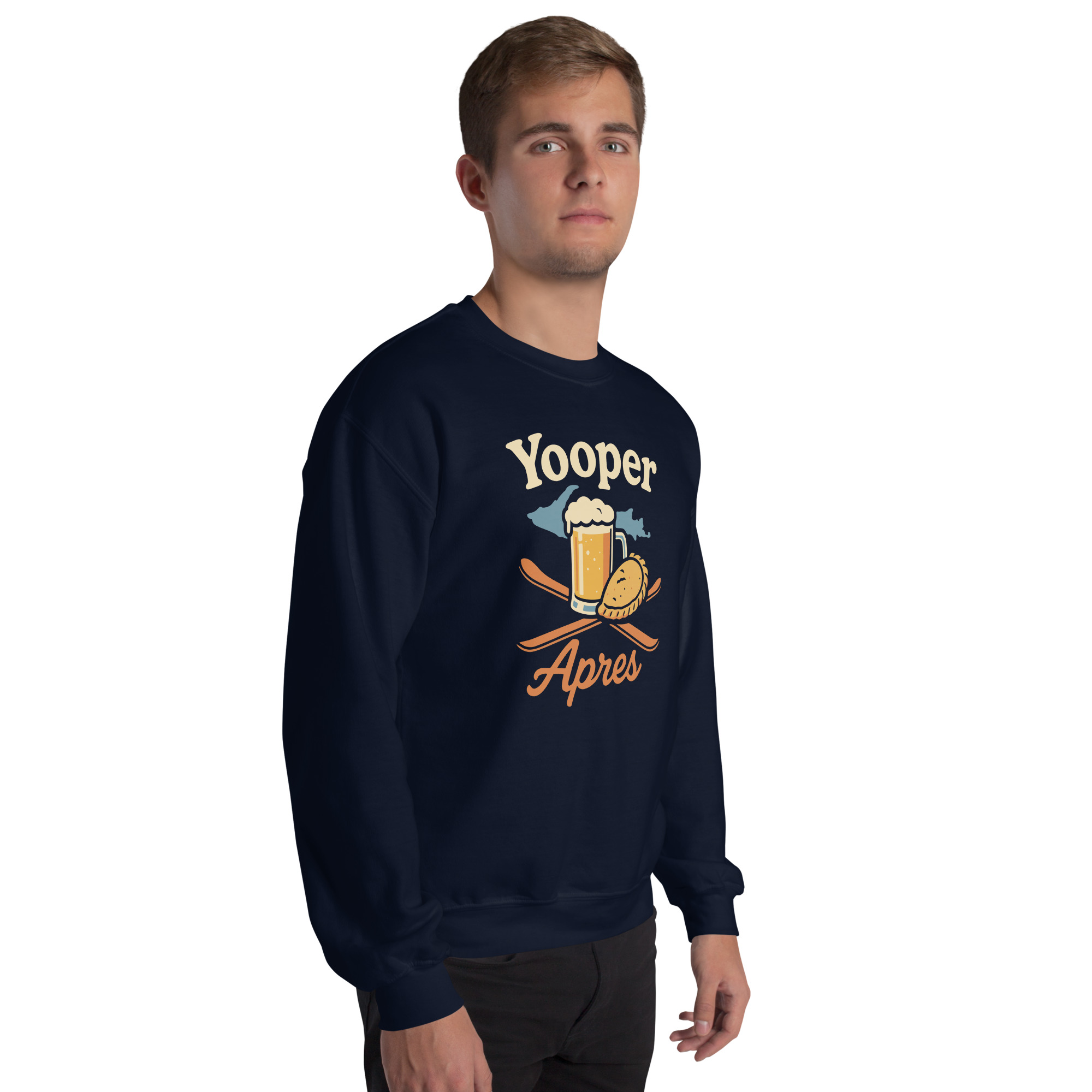 Ski Da UP Yooper Apres Unisex Crewneck Sweatshirt - Image 13
