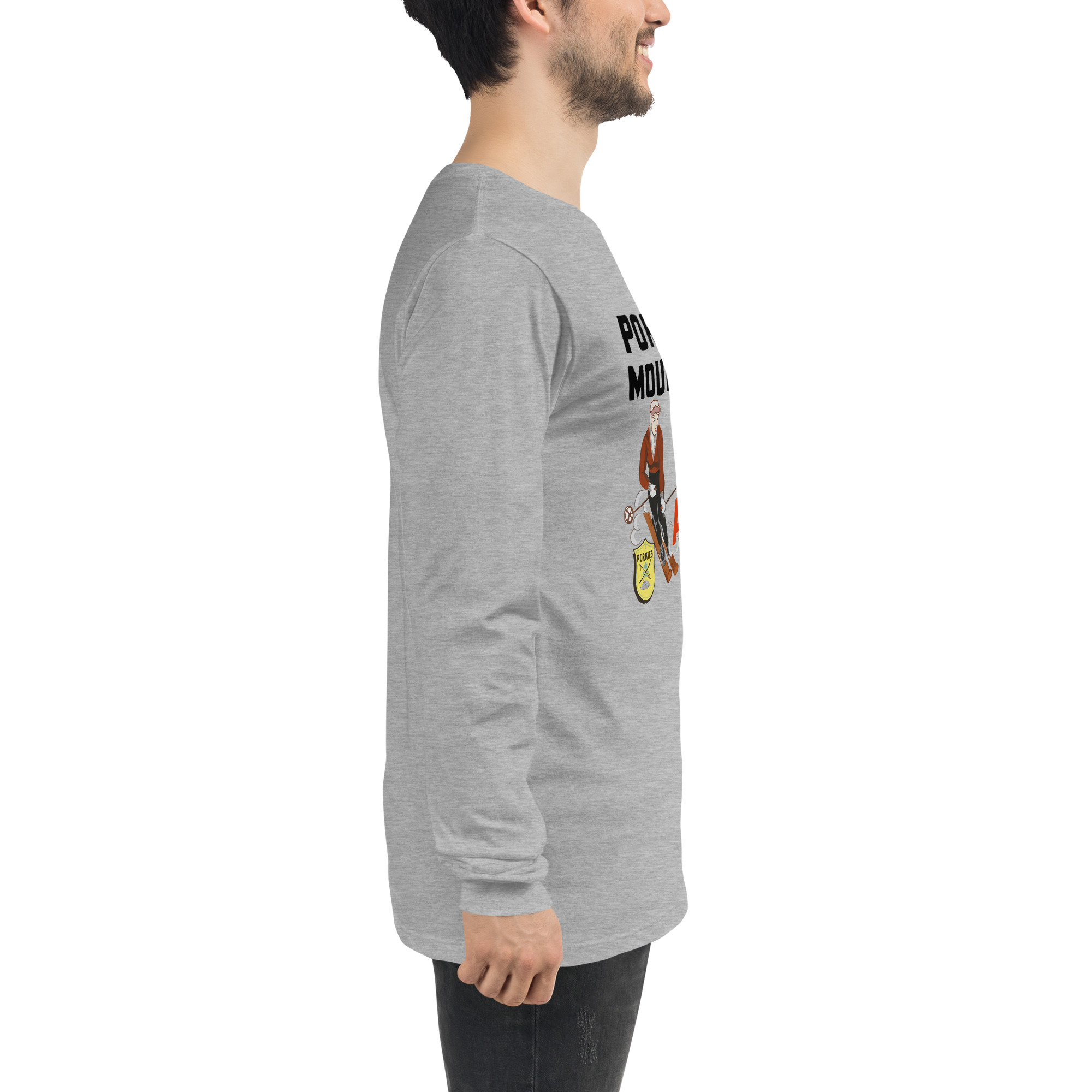 Ski Da UP Porkies Sign Unisex Long Sleeve Tee - Image 16