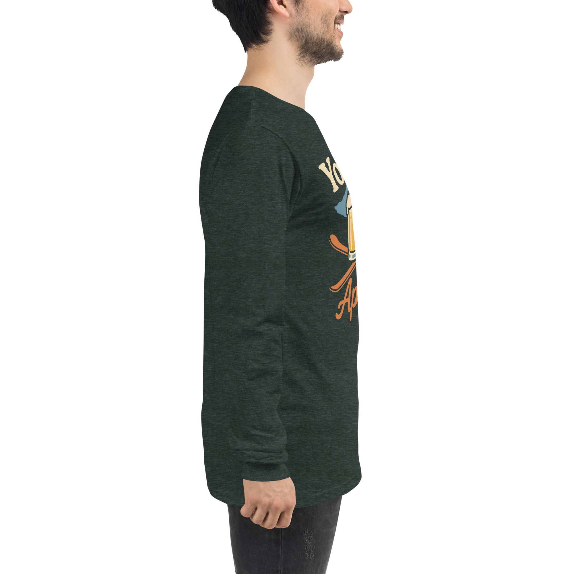 Ski Da UP Yooper Apres Unisex Long Sleeve Tee - Image 16