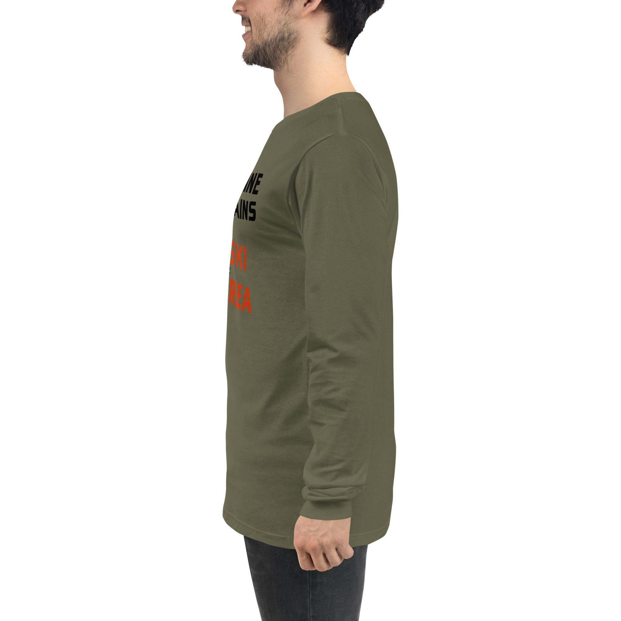Ski Da UP Porkies Sign Unisex Long Sleeve Tee - Image 9