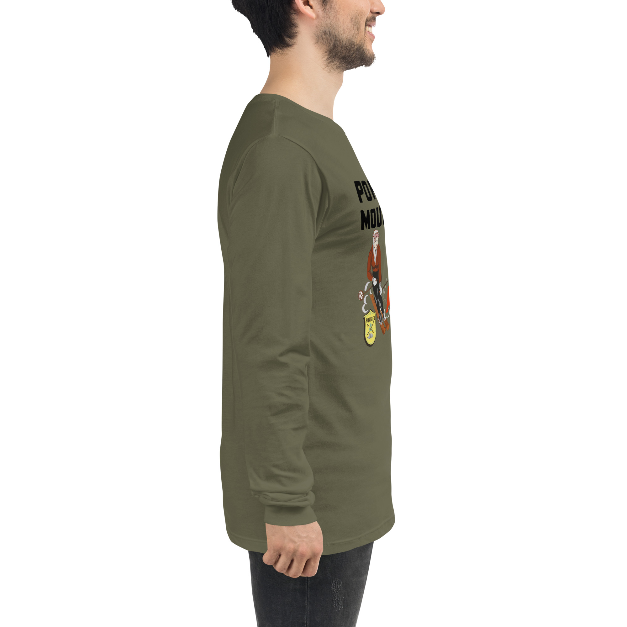 Ski Da UP Porkies Sign Unisex Long Sleeve Tee - Image 10