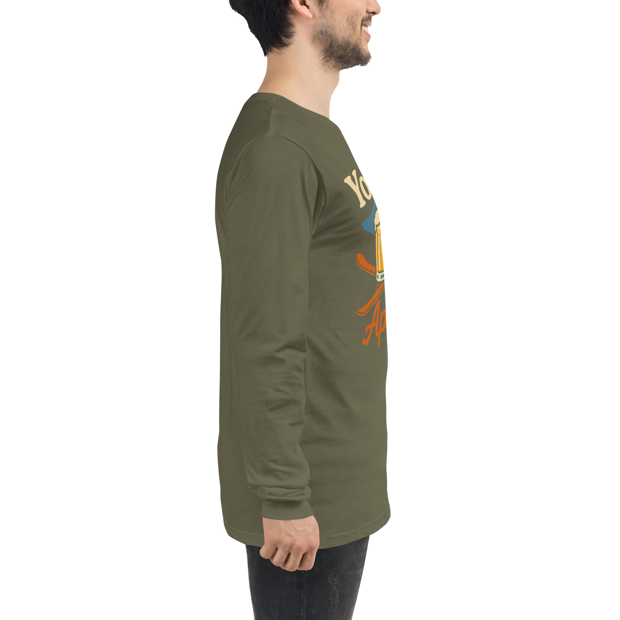 Ski Da UP Yooper Apres Unisex Long Sleeve Tee - Image 34