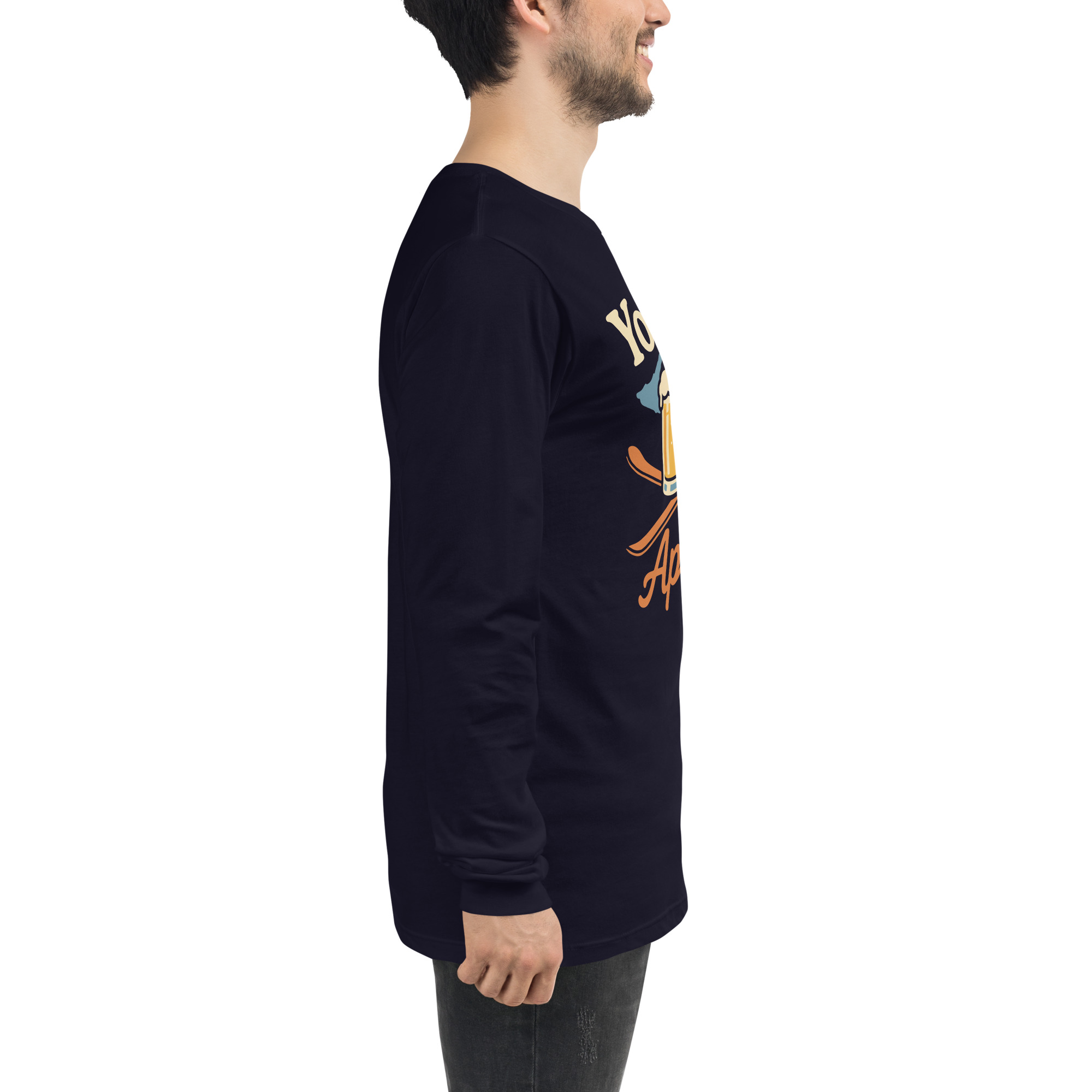 Ski Da UP Yooper Apres Unisex Long Sleeve Tee - Image 10