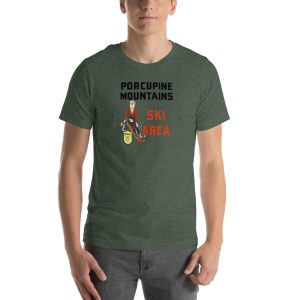 Ski Da UP Porkies Sign Unisex t-shirt